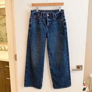 AE Stretch Curvy High-Waisted Stovepipe Jean (Size 4 Short)